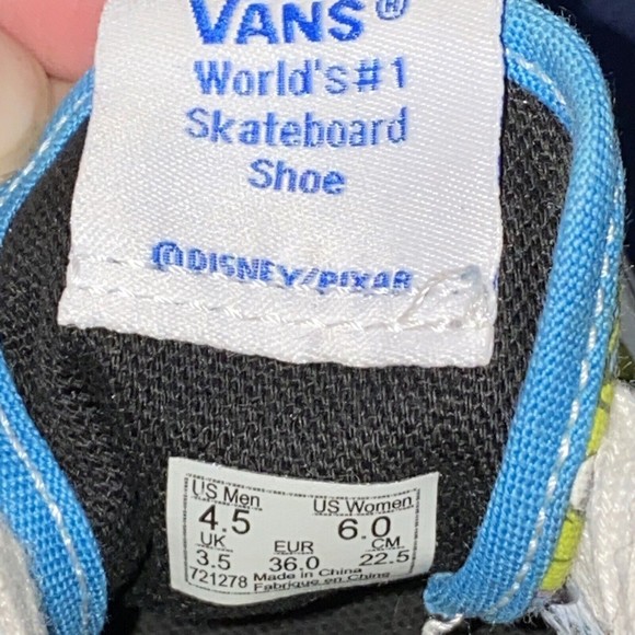 Vans Disney Pixar Toy Story ERA Alien Glow in the Dark Skate Shoes Mens 4.5 W 6 - Picture 11 of 11
